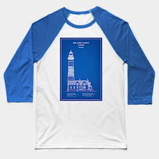 Big Sable Point Light Lighthouse - Michigan - AD Baseball T-Shirt